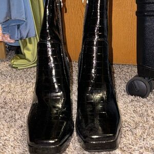 Black Platform Boots